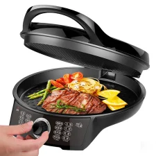 Double-Sided Electric Crepe & Pancake Maker: Intelligent Heating