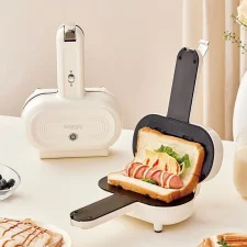 Mini Breakfast Machine: Panini, Sandwich & Toaster 220V